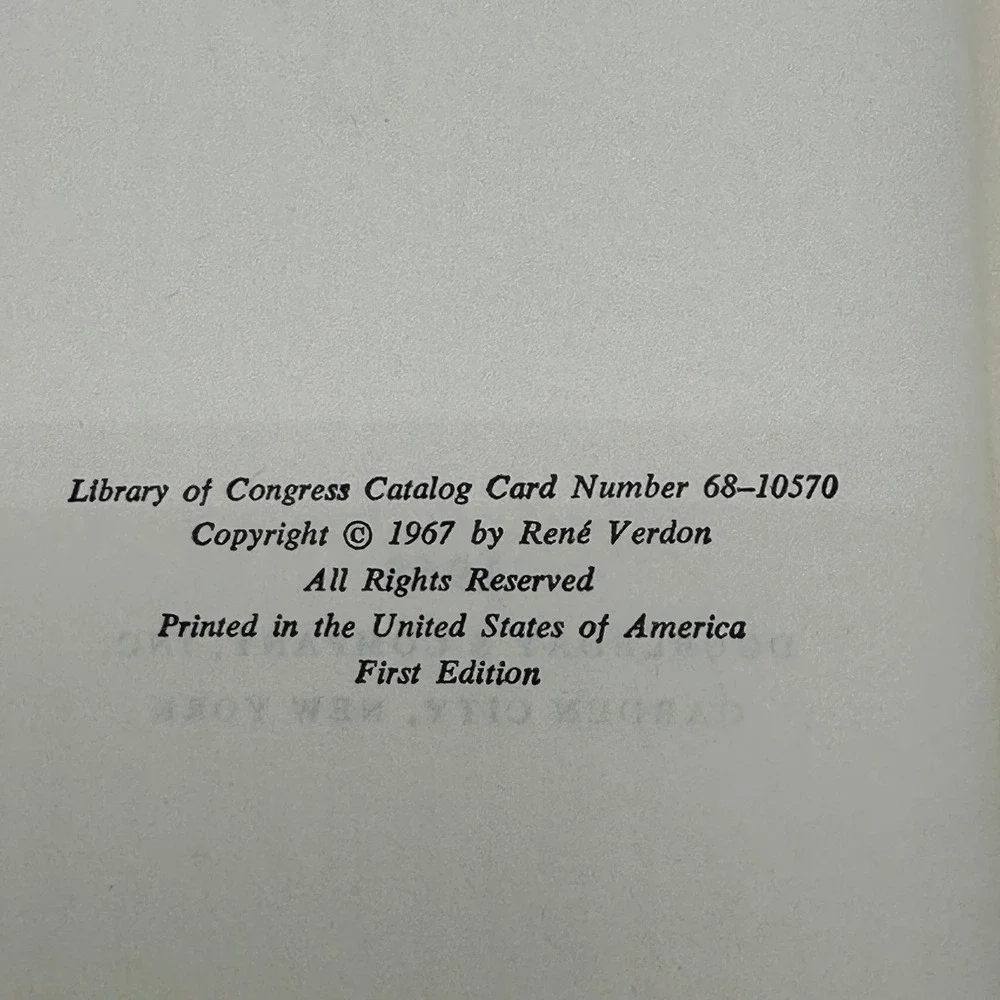 Vintage‎ 1967 The White House Cookbook René Verdon SIGNED First Edition JFK Chef